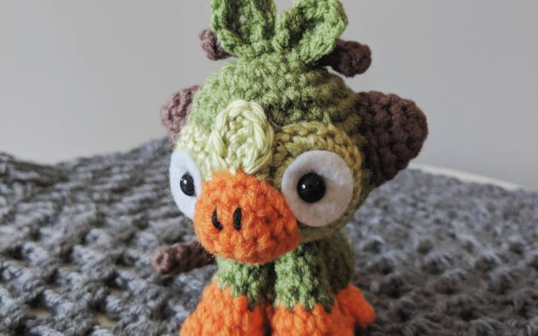 Grookey Amigurumi Crochet Pattern