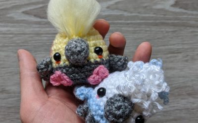 Cockatiel Birb Amigurumi Crochet Pattern