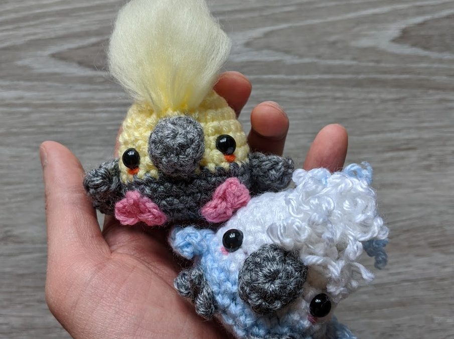 Cockatiel Birb Amigurumi Crochet Pattern