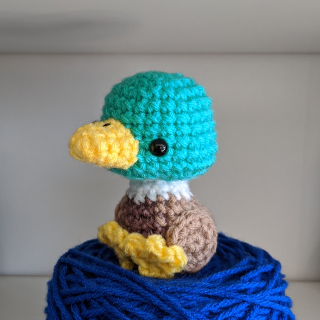 Mallard Duck Amigurumi Crochet pattern - Sir Purl Grey
