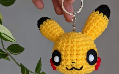 Pikachu Keychain Amigurumi Crochet Pattern